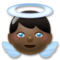Baby Angel - Black emoji on LG